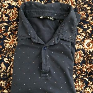 MED USED Blue Travis Matthew polo